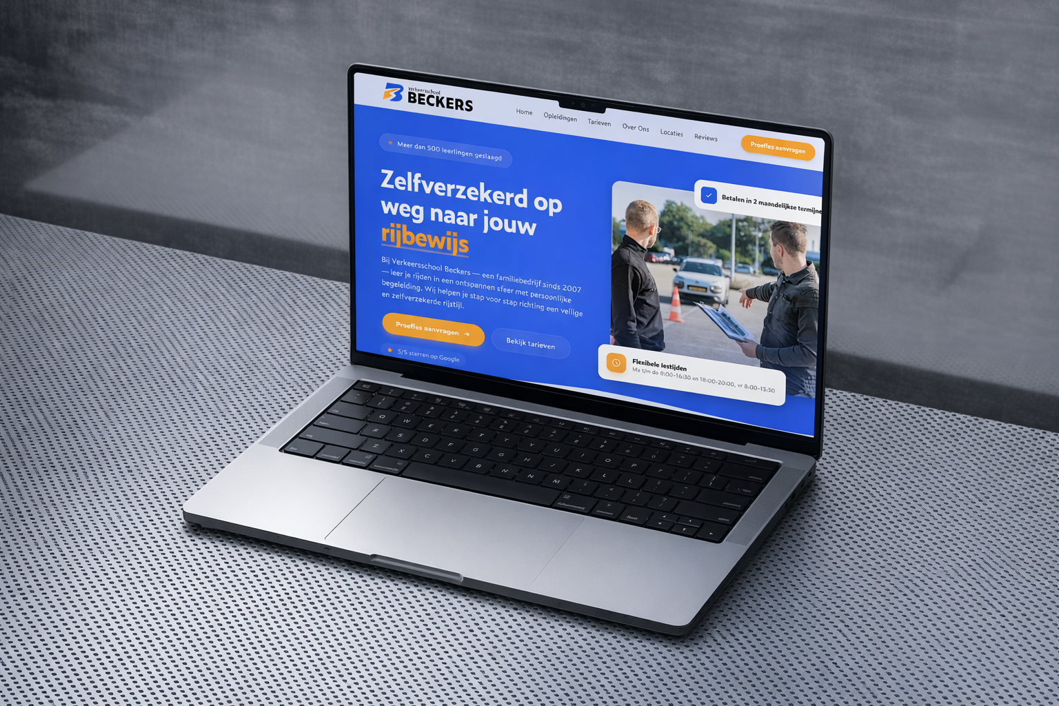 Verkeersschool Beckers Branding, Social Media Management by DYSIGNS